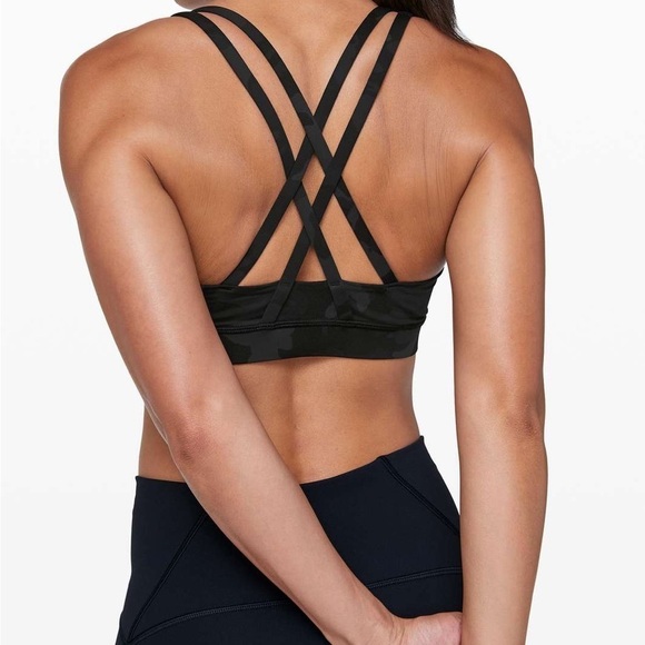 Lululemon Energy Bra Incognito Camo Multi Grey - Picture 6 of 11